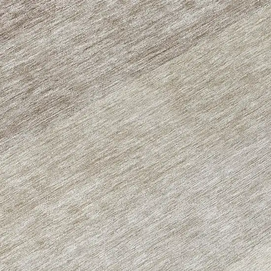 Brown And Ivory Ombre Washable Indoor Outdoor Area Rug Photo 7