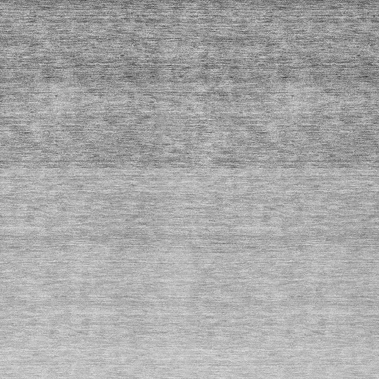 Gray And Light Gray Ombre Washable Indoor Outdoor Area Rug Photo 4