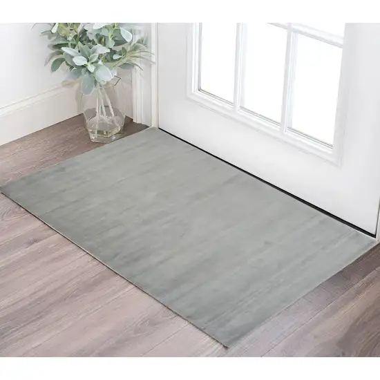 Gray Hand Woven Area Rug Photo 1