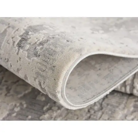 Gray Metro Modern Abstract Area Rug Photo 5