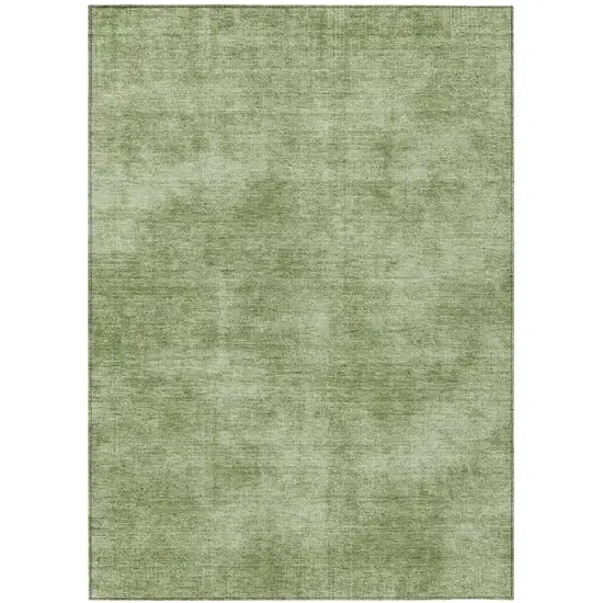 Green Washable Indoor Outdoor Area Rug Photo 2