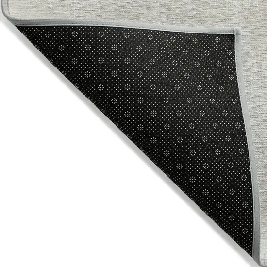 Ivory And Beige Chevron Washable Indoor Outdoor Area Rug Photo 4