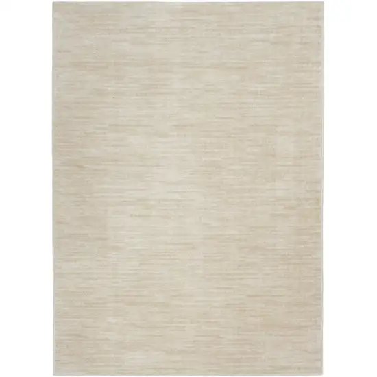 Ivory And Beige Non Skid Indoor Outdoor Area Rug Photo 2