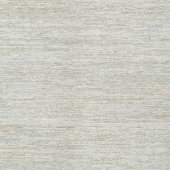 Ivory And Gray Striped Washable Indoor Outdoor Area Rug Photo 6