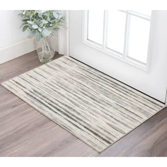 Ivory Ombre Tufted Handmade Area Rug Photo 1