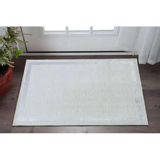 Gray and Ivory Area Rug Photo 1