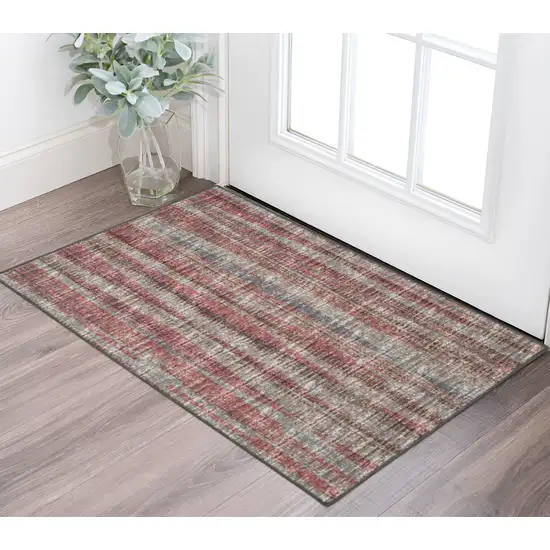 Pink Ombre Tufted Handmade Area Rug Photo 1
