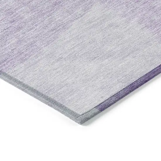 Purple And Lavender Geometric Washable Indoor Outdoor Area Rug Photo 5